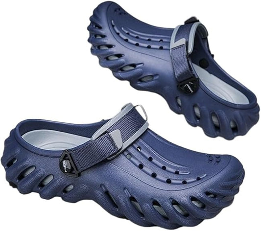 Men's Fashion Casual Clogs Thick Sole Non-Slip Comfortable EVA Foam Round Toe Beach Sandals
