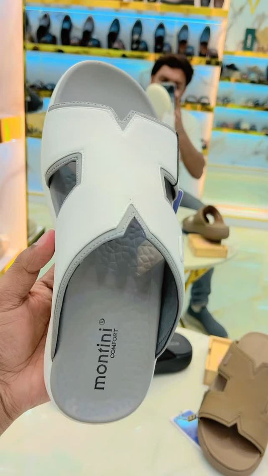 Summer Outdoor Beach Thick-soled Leather Slippers