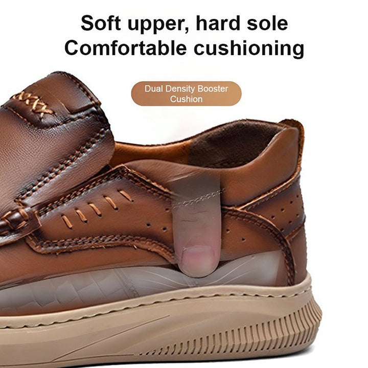 Comfortable Soft-soled Slip-on Leather Shoes For Men
