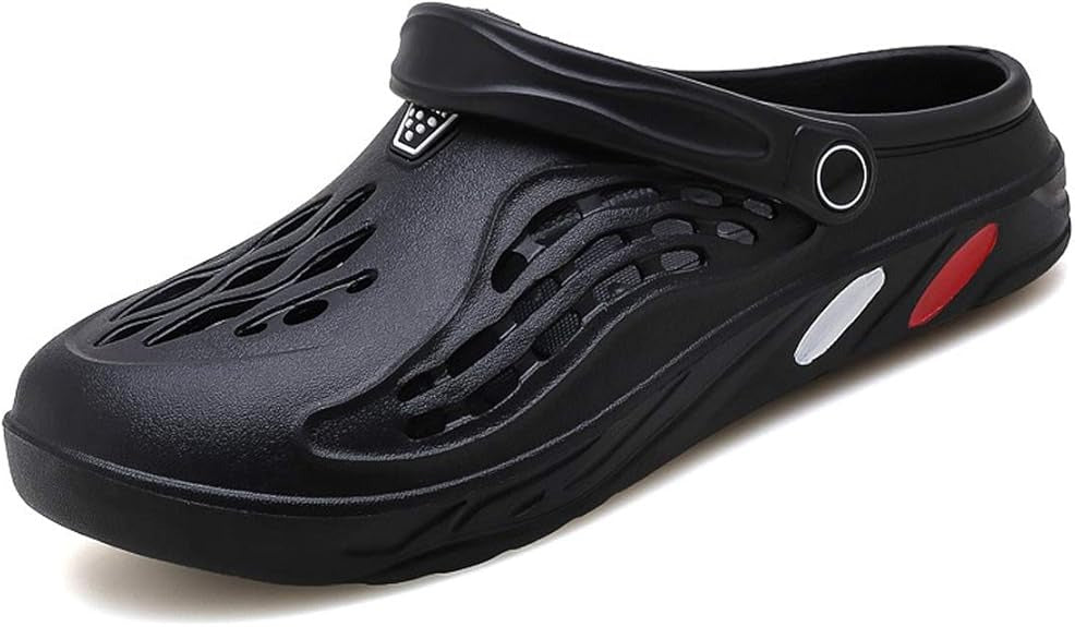 Men's Plus Size Garden Clogs Breathable Beach Slippers