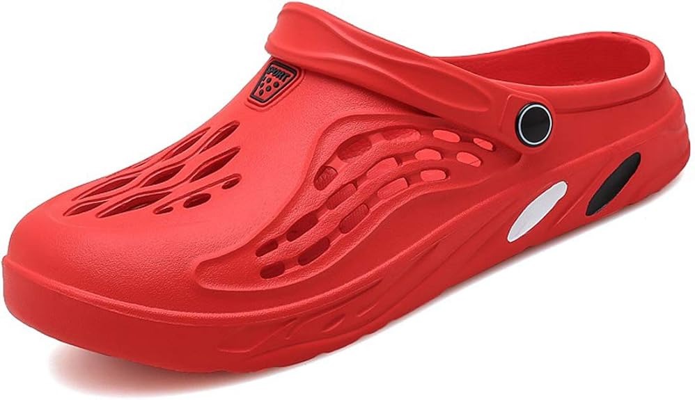 Men's Plus Size Garden Clogs Breathable Beach Slippers