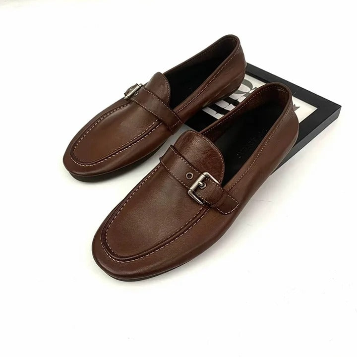 Craft Horsehide Retro Loafers