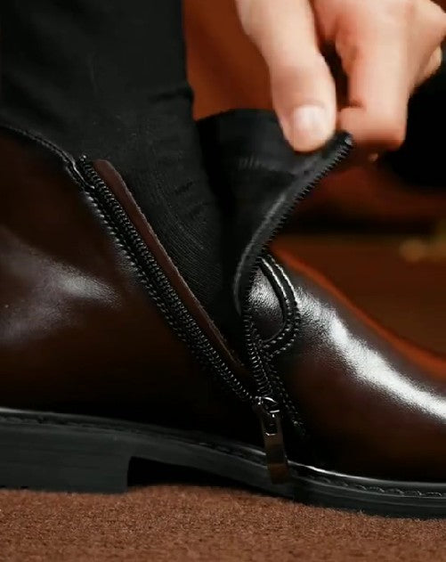 Men's Chelsea Buckle Ankle Boots