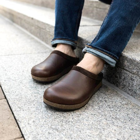 Men's Leather Clog