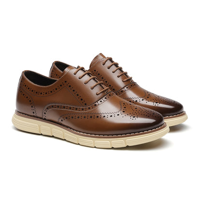 Men's Formal Carved Sneakers Casual Oxford Shoes
