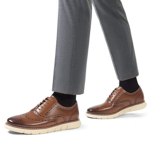 Men's Formal Carved Sneakers Casual Oxford Shoes