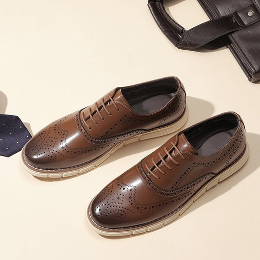 Men's Formal Carved Sneakers Casual Oxford Shoes