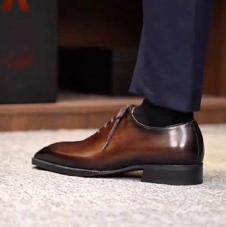 Museum Calfskin Oxford Shoes For Men
