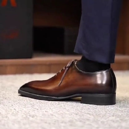 Museum Calfskin Oxford Shoes For Men
