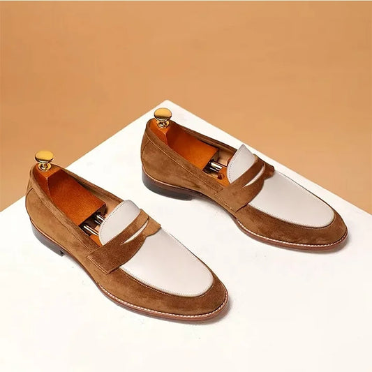 Retro Prenium Calf-Skin Loafers