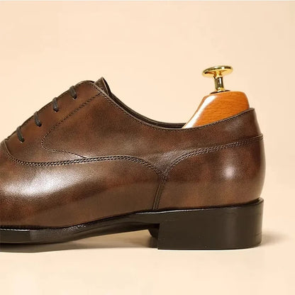 Italian Calf-Skin Dress Shoes/Oxford Shoes For Men