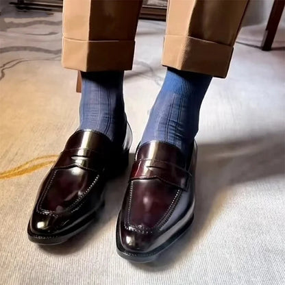 Italian Cordovan Dress Shoes/Loafer Shoes For Men
