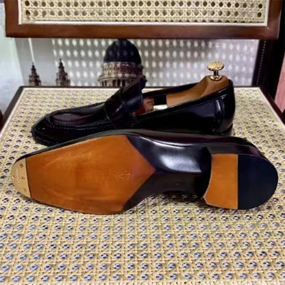 Italian Cordovan Dress Shoes/Loafer Shoes For Men