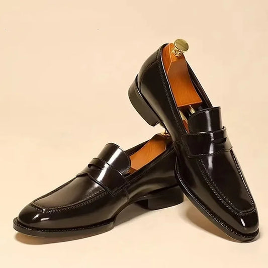 Italian Cordovan Dress Shoes/Loafer Shoes For Men