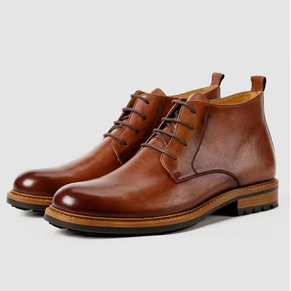 Cowhide Dress Boots/Martin Boots For Men