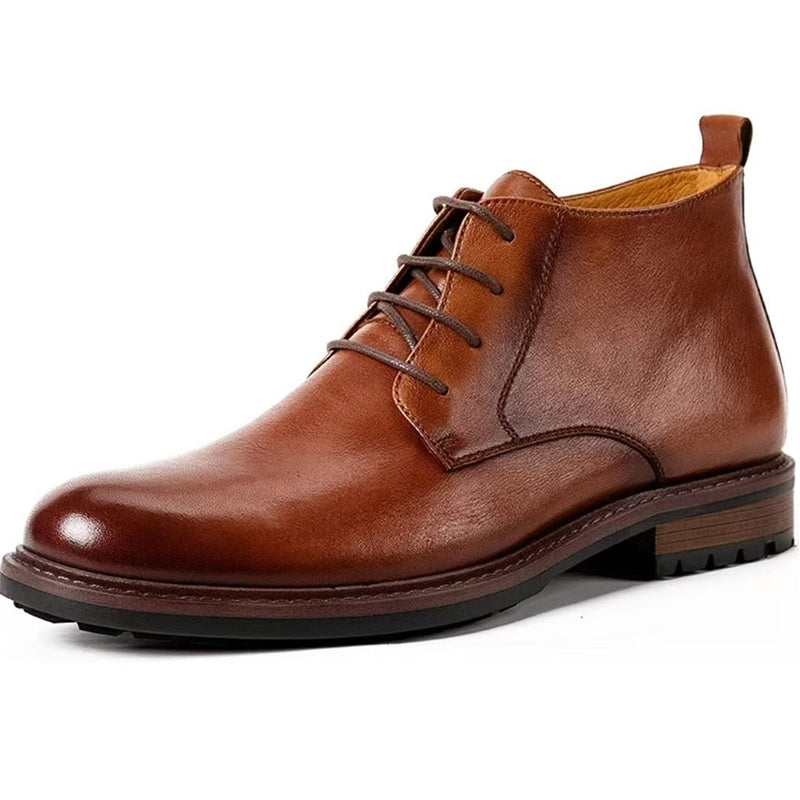 Cowhide Dress Boots/Martin Boots For Men