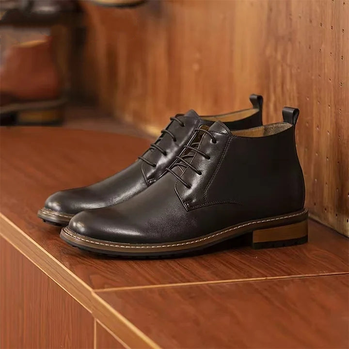 Cowhide Dress Boots/Martin Boots For Men