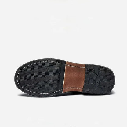 Retro-Style Cowhide Martin Boots For Men