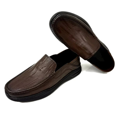 Leisure Breathable Versatile Cowhide Business Loafers