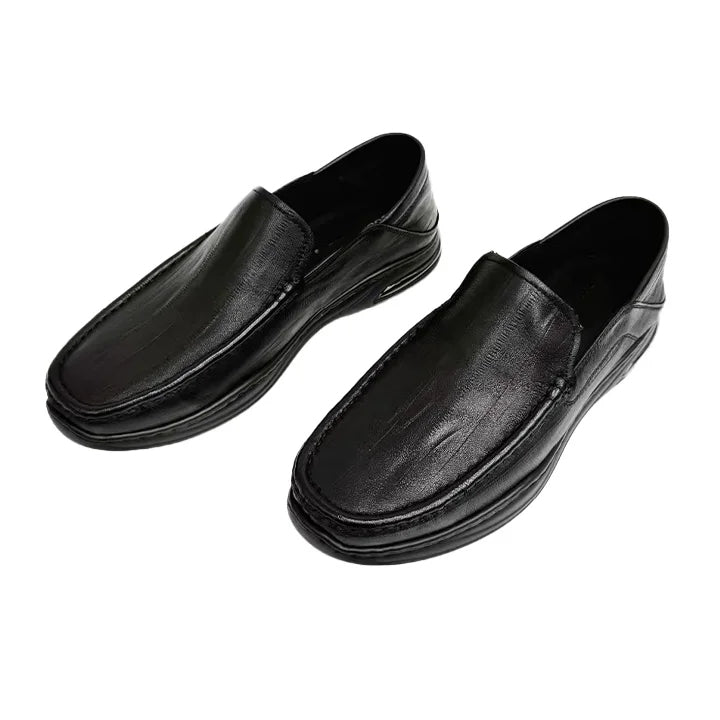 Leisure Breathable Versatile Cowhide Business Loafers