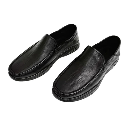 Leisure Breathable Versatile Cowhide Business Loafers