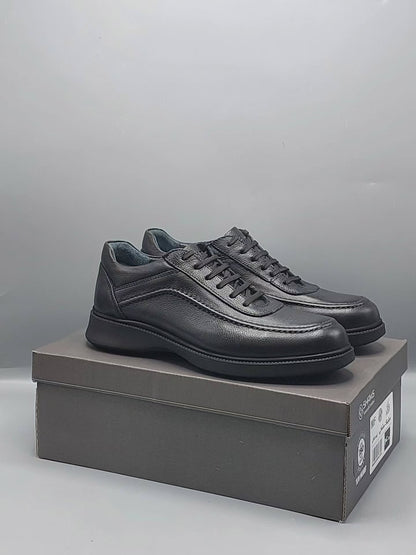 Comfortable Thick-soled Cowhide Casual Men's Shoes