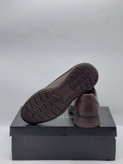 Comfortable Thick-soled Cowhide Casual Men's Shoes