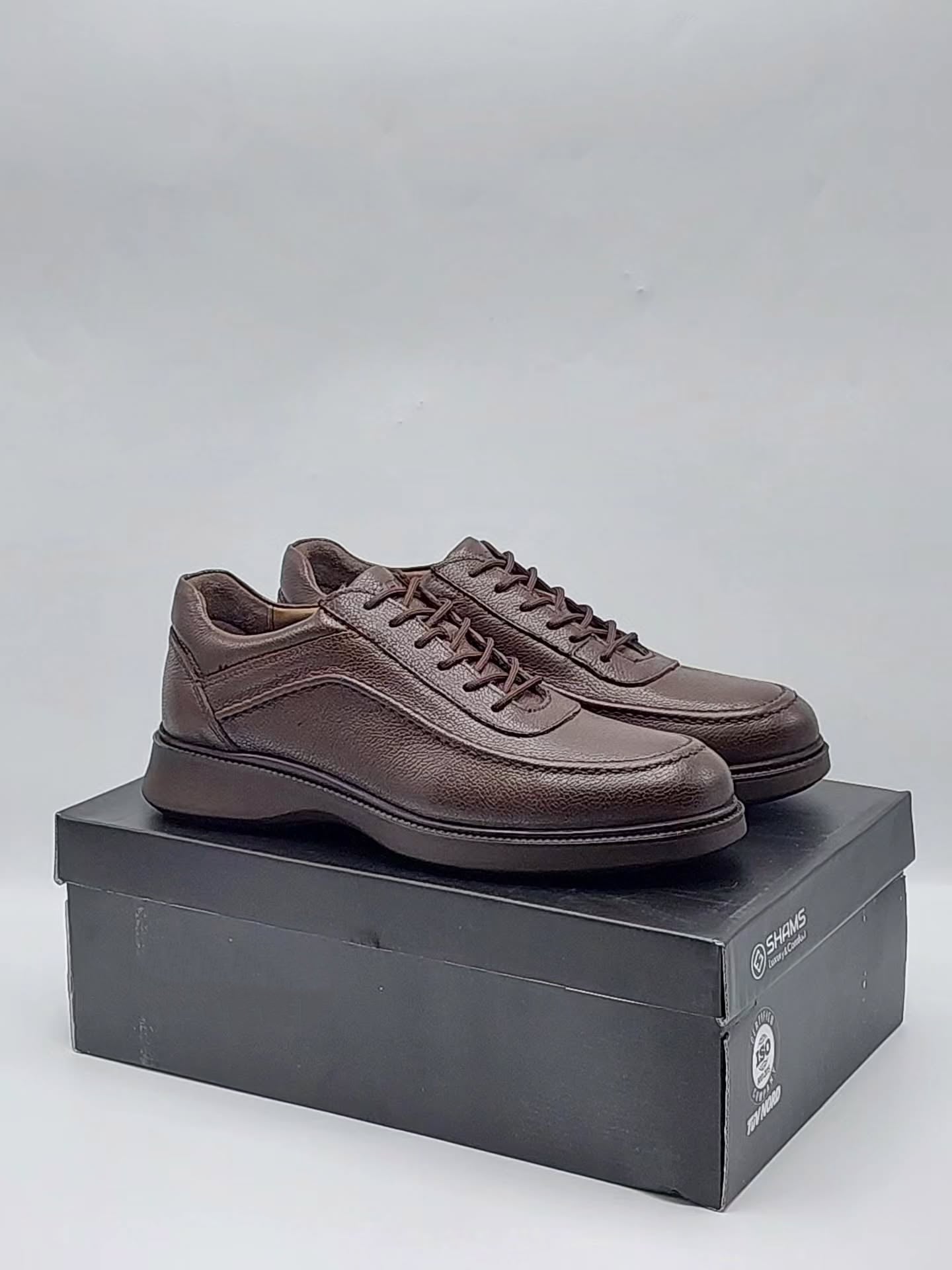 Comfortable Thick-soled Cowhide Casual Men's Shoes