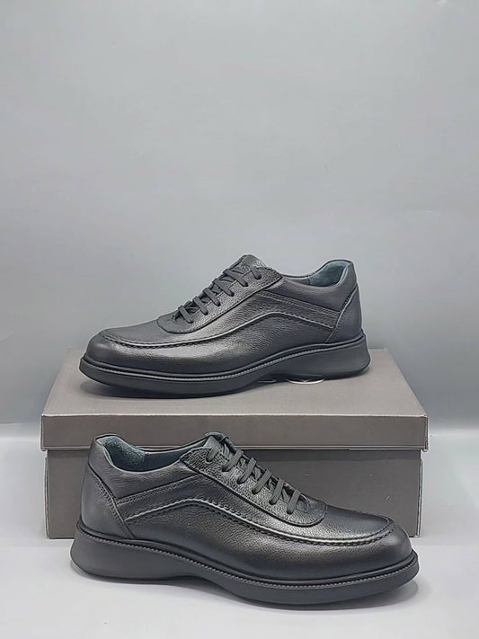 Comfortable Thick-soled Cowhide Casual Men's Shoes