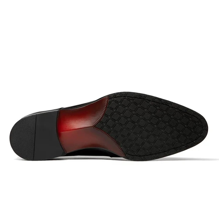 British Lace-up Breathable Pointed Toe Formal Business Leather Shoes