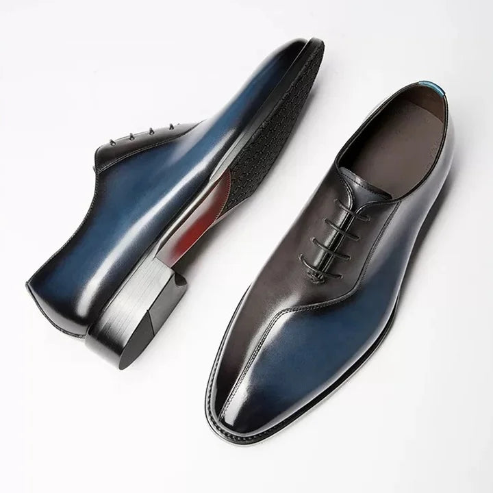 British Lace-up Breathable Pointed Toe Formal Business Leather Shoes