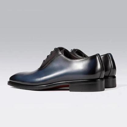 British Lace-up Breathable Pointed Toe Formal Business Leather Shoes