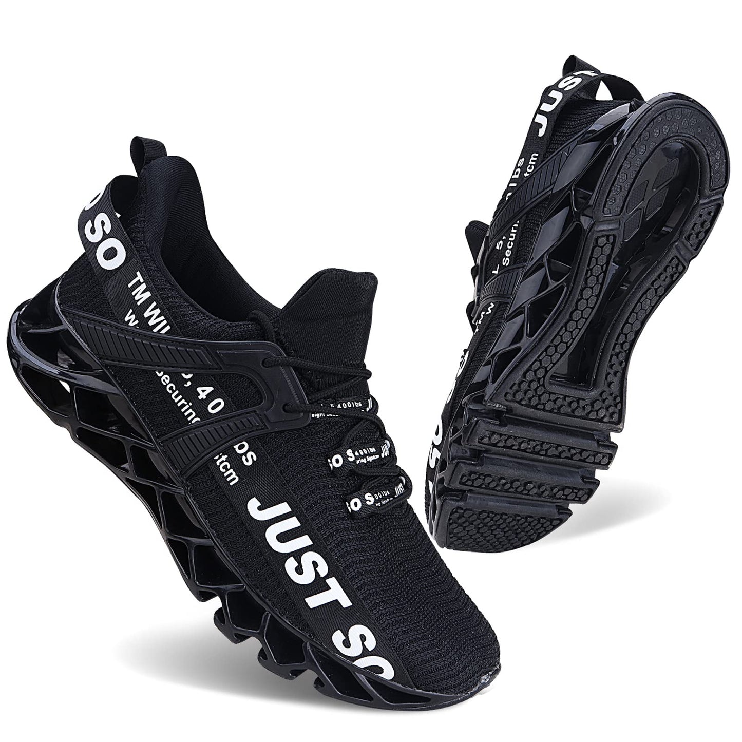 Men's Athletic Blade Running Walking Tennis Shoes-Solid Color