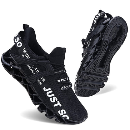 Men's Athletic Blade Running Walking Tennis Shoes-Solid Color