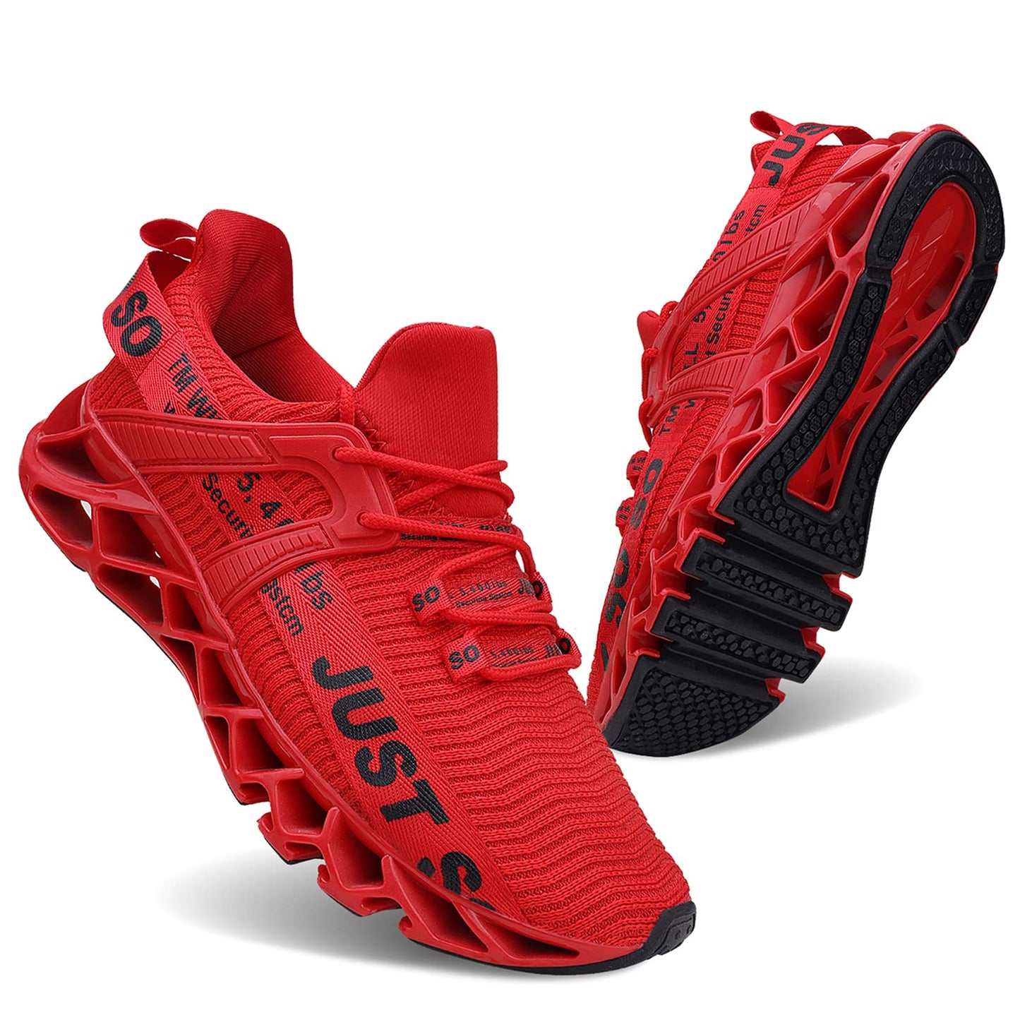 Men's Athletic Blade Running Walking Tennis Shoes-Solid Color