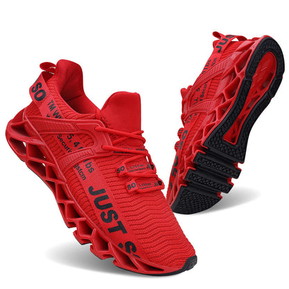 Men's Athletic Blade Running Walking Tennis Shoes-Solid Color