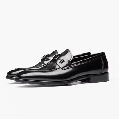 Fashion Casual Breathable Business Leather Shoes Mirror Loafer