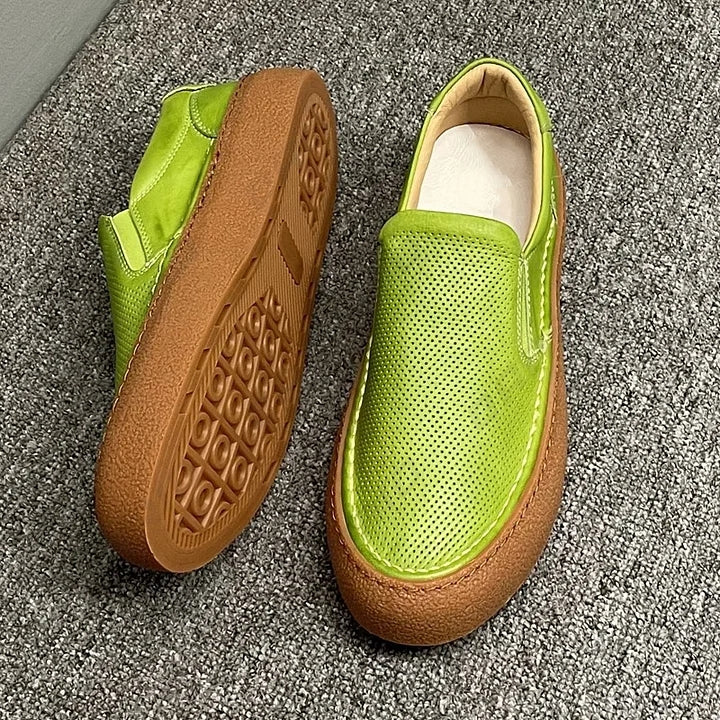 Handmade Retro Simple Style Casual Sneakers
