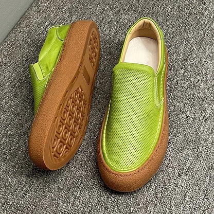 Handmade Retro Simple Style Casual Sneakers
