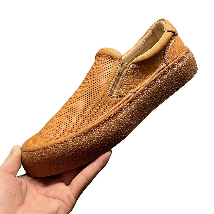 Handmade Retro Simple Style Casual Sneakers