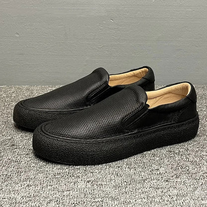 Handmade Retro Simple Style Casual Sneakers