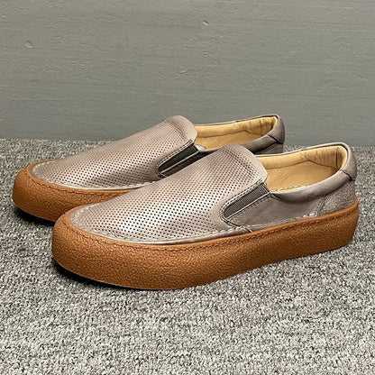 Handmade Retro Simple Style Casual Sneakers
