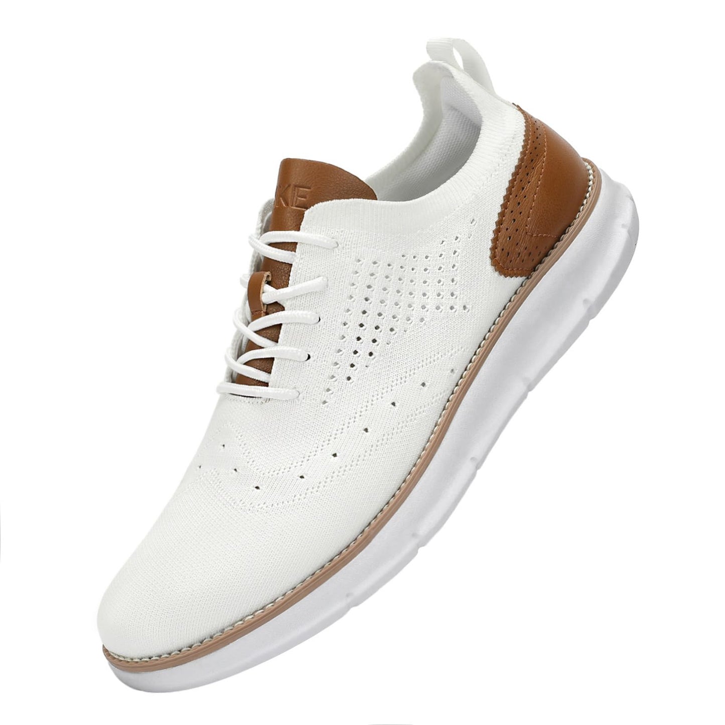 Casual Shoes Breathable Knitted Lace Up Shoes