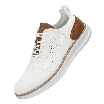 Casual Shoes Breathable Knitted Lace Up Shoes