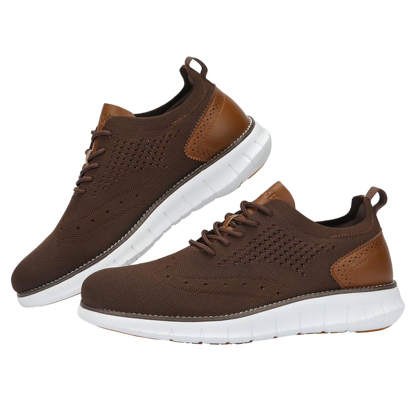 Casual Shoes Breathable Knitted Lace Up Shoes