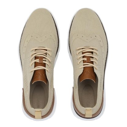 Casual Shoes Breathable Knitted Lace Up Shoes