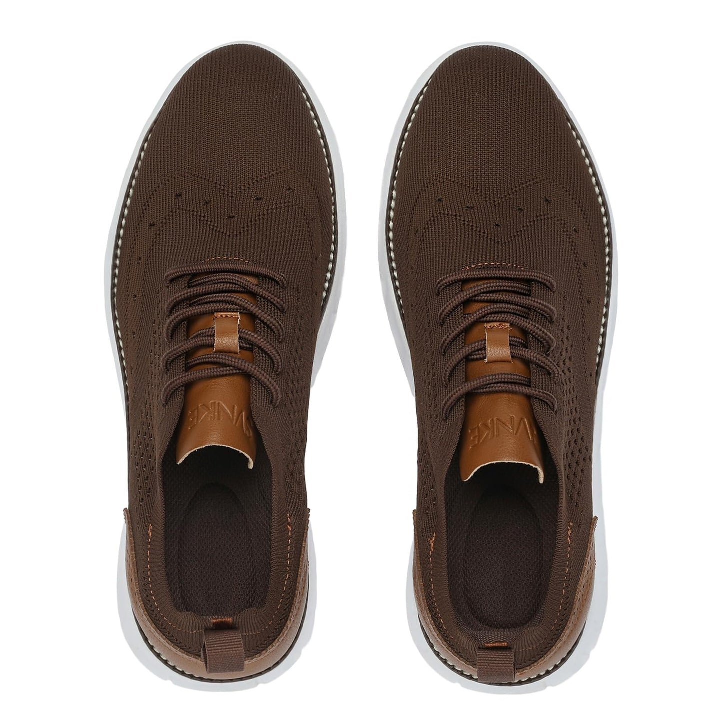 Casual Shoes Breathable Knitted Lace Up Shoes