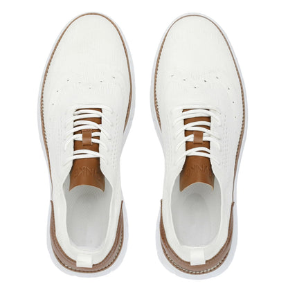 Casual Shoes Breathable Knitted Lace Up Shoes
