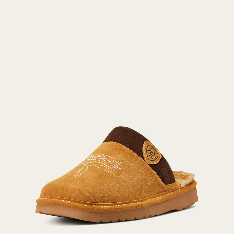 Fleece Square Toe Slipper