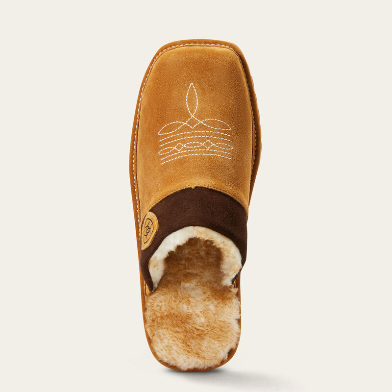 Fleece Square Toe Slipper